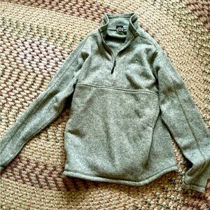 Heathered Green 3/4 zip